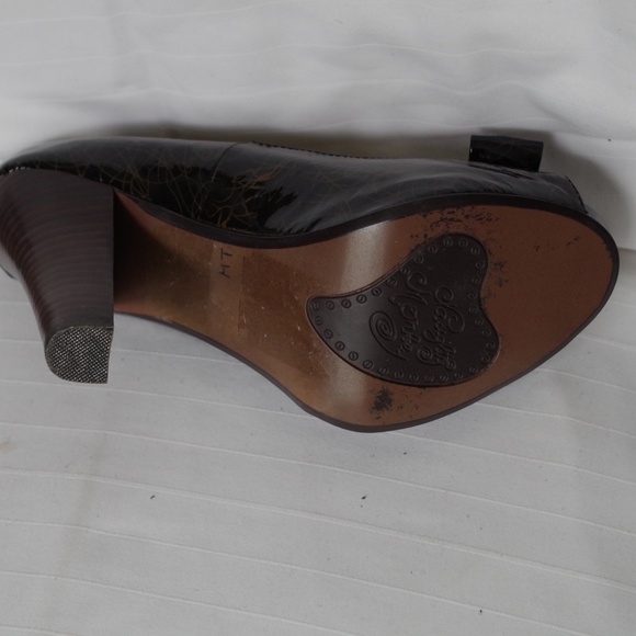Naughty Monkey Platform Peep Toe Pump w/Bow NEW Sz. 8 - Picture 5 of 6